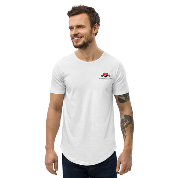 Men's Curved Hem T-Shirt - Image 9