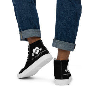 High top canvas shoes