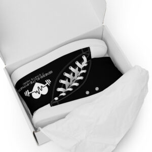 High top canvas shoes